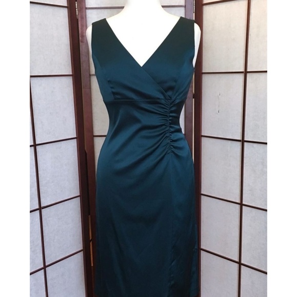 teal sheath dress